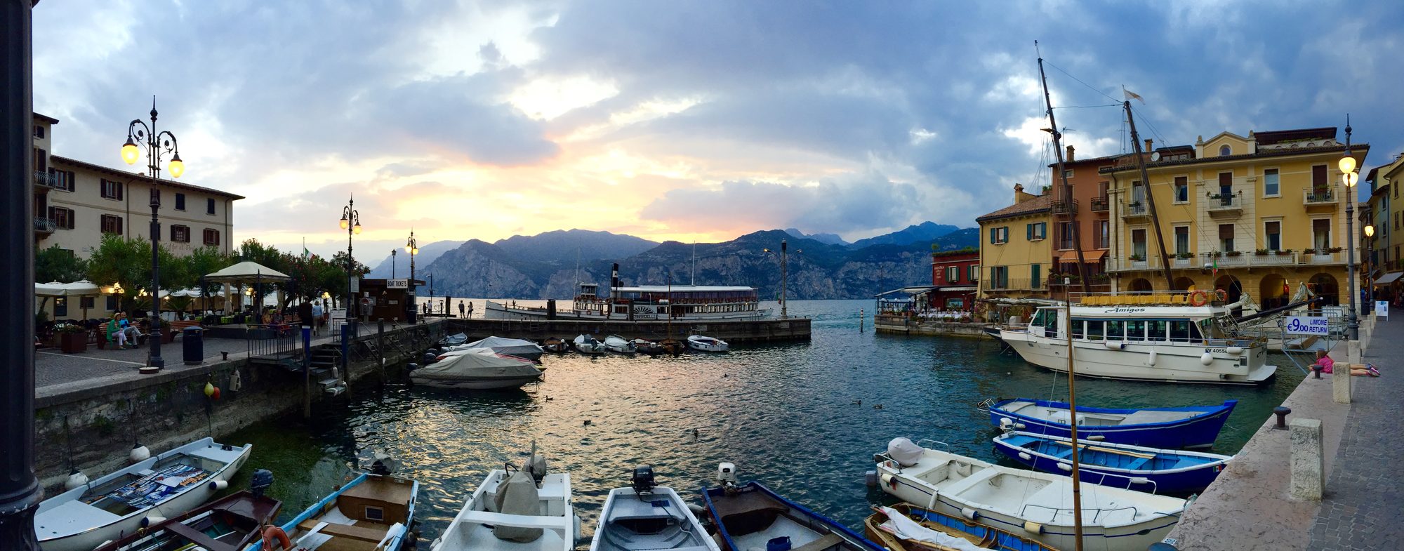 Sunset @ Malcesine Old Town